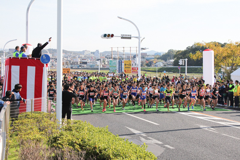 前回豊田マラソン大会の写真